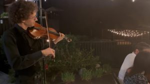 violin and hibachi
