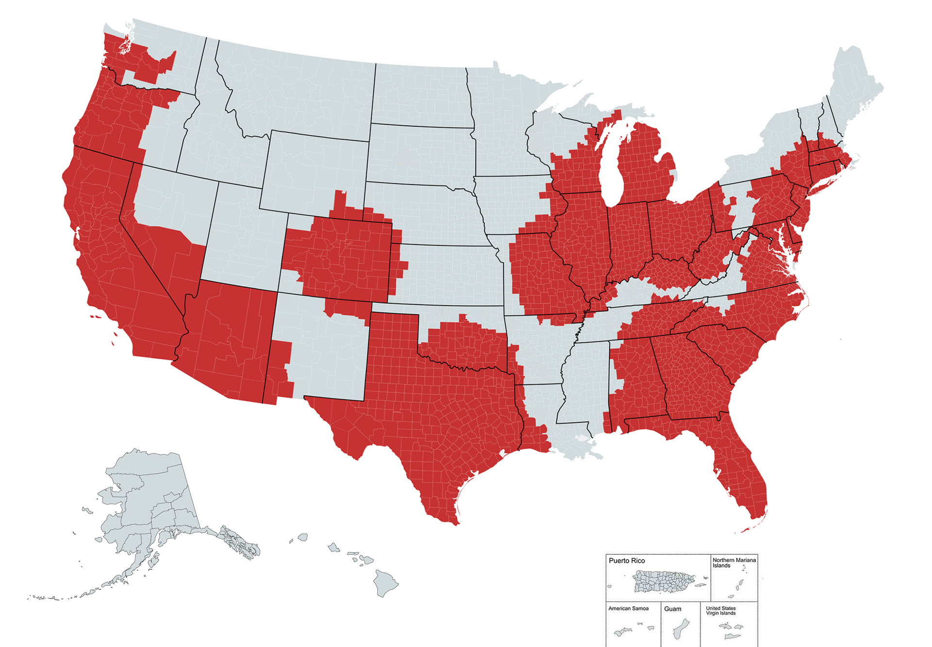 Love Hibachi service area map