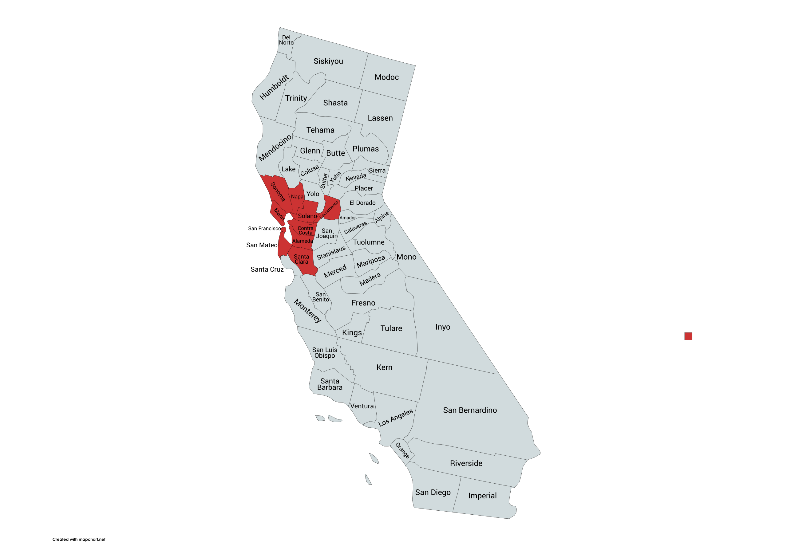 Northern California Love Hibachi service area